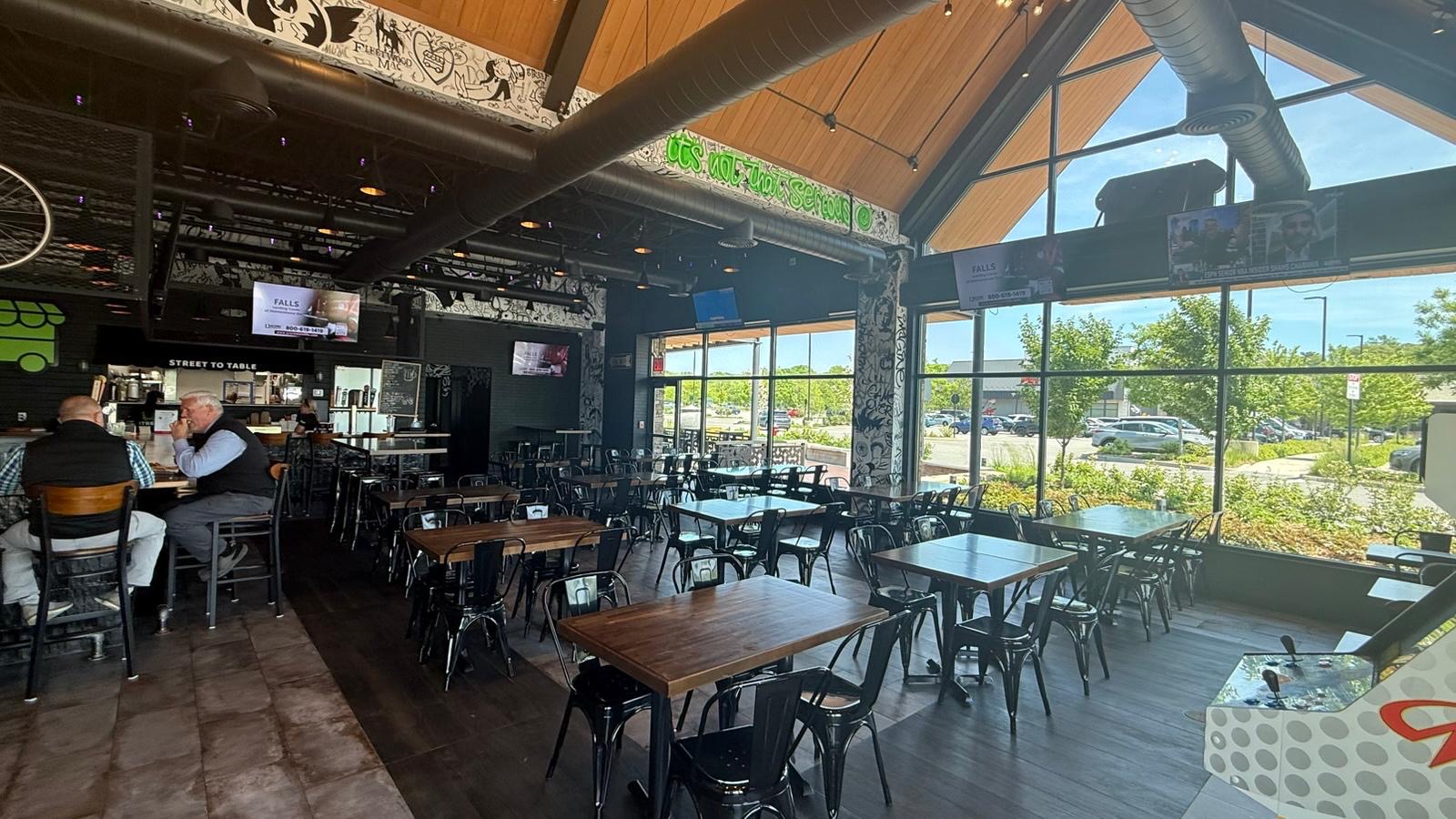 Restaurant fit-out — completed interior