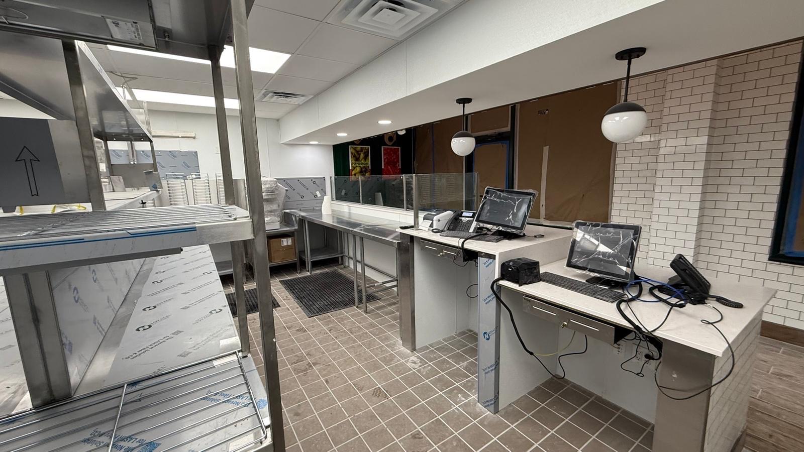 Sports bar and restaurant — modern interior fit-out