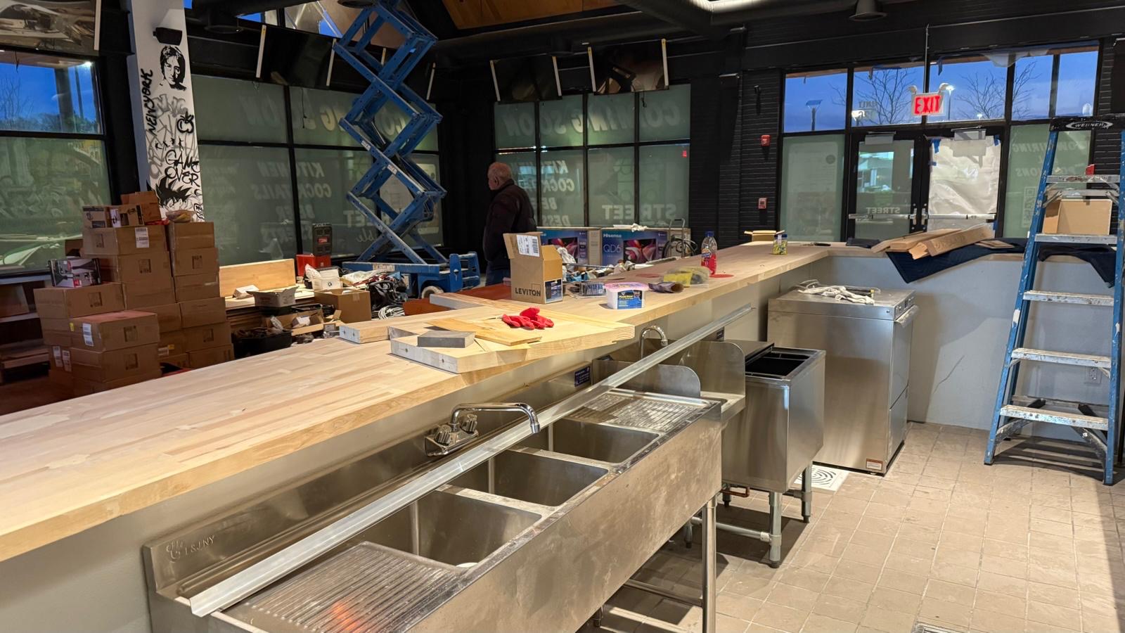Upscale restaurant — professional lighting and interior